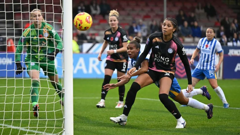 Nikita Parris scores for Brighton 